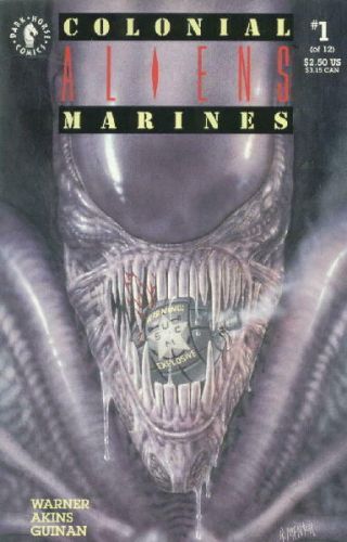 Aliens Colonial Marines Comic Book 1,  Dark Horse Comics Near 1993
