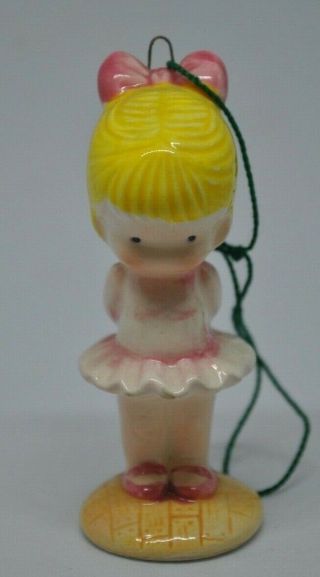 Joan Walsh Anglund Ballerina With Present Christmas Tree Ornament Japan