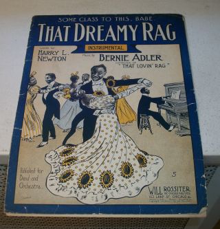 That Dreamy Rag - African - American Black Sheet Music 1909