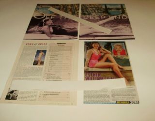 ESTHER WILLIAMS scrapbook clippings. 2