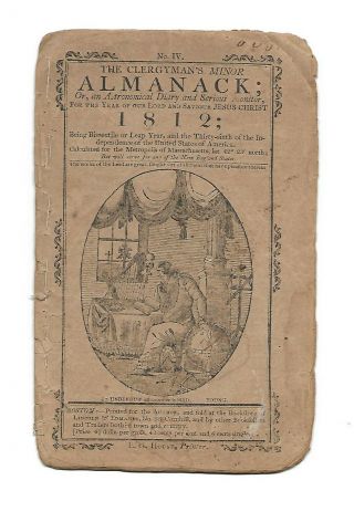 Early American Almanac " The Clergyman 
