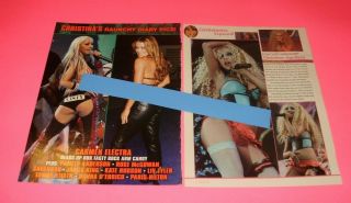 Christina Aguilera Scrapbook Clippings.