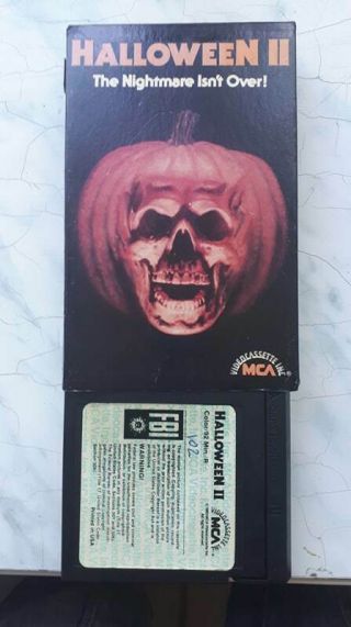 Halloween 2 - 1981 - Betamax Beta - Rare