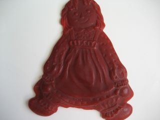 Red Beeswax Raggedy Ann Ornament GREAT DETAIL The I Love You Doll WALL DECOR 4
