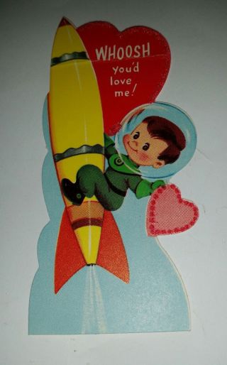 Vintage Valentine Card Whoosh You 