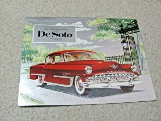 1953 Desoto (usa) Large Sales Brochure