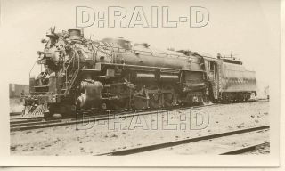 8k164 Rp 1940s/50s Wabash Railroad 4 - 8 - 4 Loco 2901
