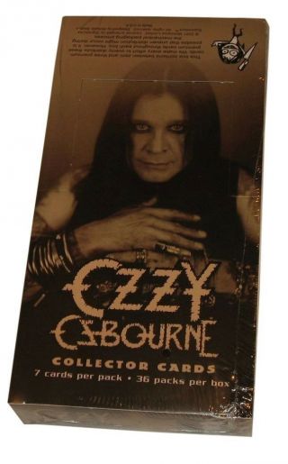Factory 36 Pack Box 2001 Ozzy Osbourne Collector Trading Cards