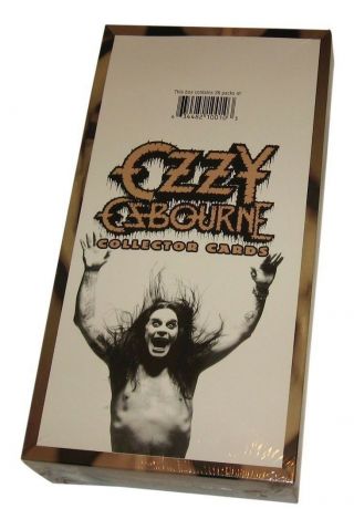 Factory 36 Pack Box 2001 Ozzy Osbourne Collector Trading Cards 2