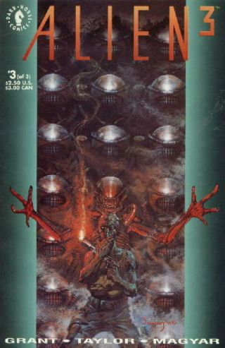 Alien 3 Movie Comic Book 3,  Dark Horse Comics 1992 Near Unread