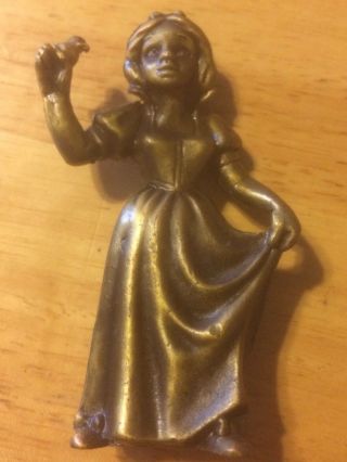Snow White Seven Dwarfs Disney Vintage? Brass? Bronze? Figure Figurine