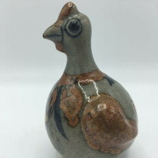 Vintage Jorge Wilmot Mexican Tonala Stoneware Pottery Rooster Signed