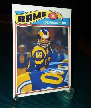Los Angeles Rams Joe Pendleton (warren Beatty) 1977 Style Custom Card Aceo