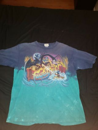 Ln Vintage Fantasmic Disney Mgm Studios Park Mickey Mouse Fantasia T - Shirt Xl
