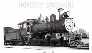 8h304 Rp 1950/59 Virginia & Truckee Railroad 4 - 6 - 0 Engine 26 Reno Nv