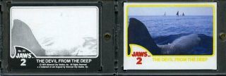 1978 Topps Jaws 2 Motion Picture Separation Proof Card.  23