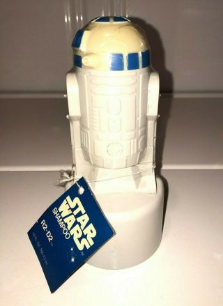 Star Wars R2 - D2 Shampoo Plastic Bottle - Factory With Tags 1981