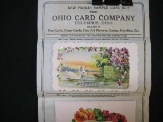 OHIO CARD COMPANY SALESMAN SAMPLES FOR GREETING CARDS AND POSTCARDS, 2