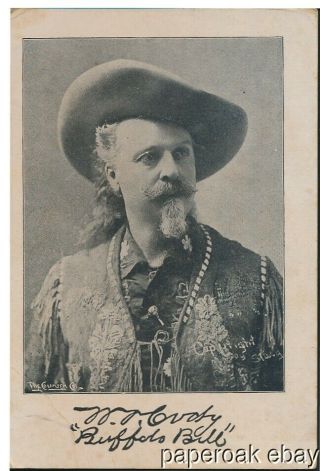 Ca1915 Buffalo Bill Cody Large Card