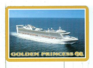 Single Vintage Playing Card " Golden Princess " Cruise Line/shipping,  Ss