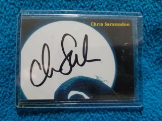 Neca Nightmare Before Christmas Chris Sarandon Autograph Trading Card 3 Of 4 Nm