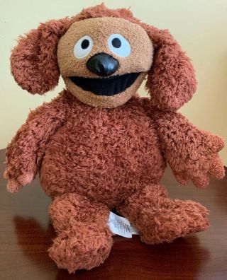 Disney Store Rowlf Muppets Most Wanted 17 " Brown Dog Plush Stuffed Animal