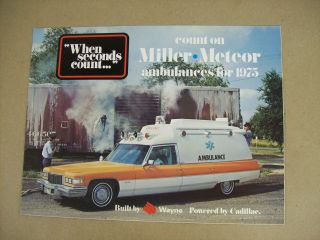 1975 Cadillac Miller - Meteor Ambulance Folder