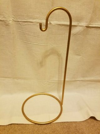 Metal Ornament Display Stand Single Hook 12 Inches