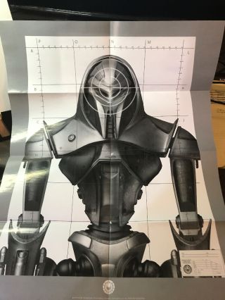 Pre - owned LootCrate Battlestar Galactica Range Sheet Command Issue 2 Posters 3