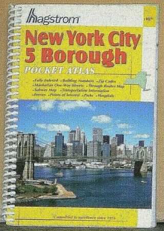 2004 Hagstrom Pocket Atlas Of York City 5 Borough