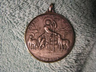 Religious Medal Galla Placidia V Sec.  Ravenna Jesus Christ The Good Shepard