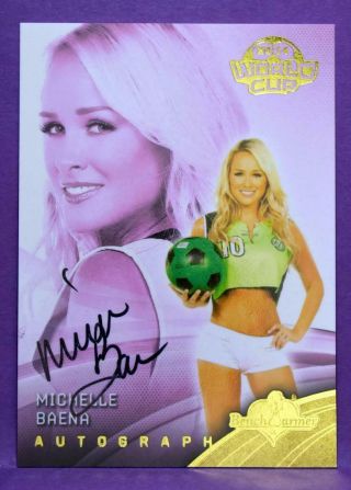 Benchwarmer 2014 World Cup Soccer Michelle Baena Authentic Autograph Insert 31