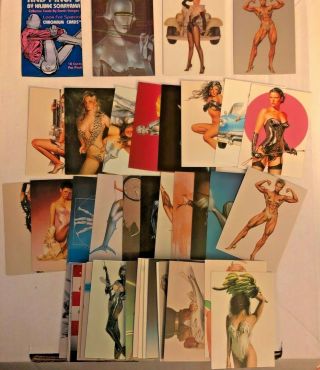 1993 Sorayama Series 1 Sexy Robots And Pinups Complete 90 Fantasy Art Card Set