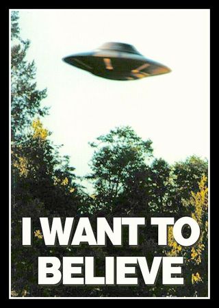 4.  5 " Alien " Believe Ufo " Vinyl Sticker.  Area 51 Decal For Car,  Laptop,  Bong.