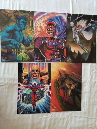 X - Men 1994/95 Fleer Ultra Ultraprints Set Of 15 Jumbo Cards Marvel (6.  5 " X 10 ")