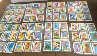 Walt Disney Trading Cards Family Portraits Series Qty 72 Checklist Impel