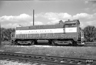 B&w Negative Auto - Train Railroad Diesel Loco 622 Sanford,  Fl 1978