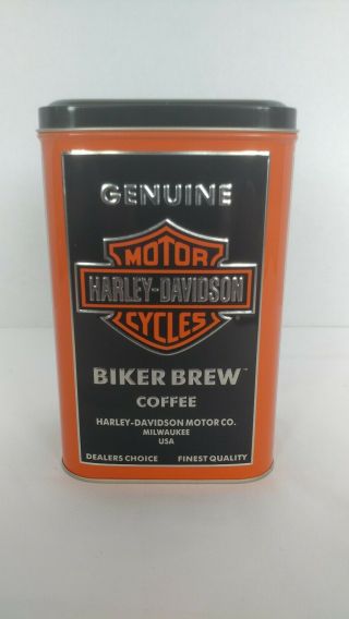 Harley - Davidson Biker Brew Coffee Tin W/coffee,  Epc