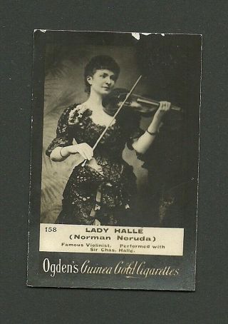 Lady Halle Norman Neruda Violinist Vintage Ogden 