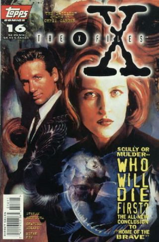 The X - Files Tv Series Comic Book 16,  Topps 1996 Nm