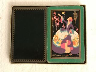 Vintage Two Old Playing Cards Full Decks Each Complete Mid Century Era