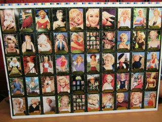 Marilyn Monroe Series 2 50 Collector Trading Card Uncut Sheet 1995 Sports Time
