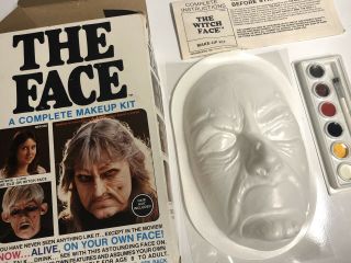 The Face Makeup Kit - The Witch Or Old,  Imagineering,  1981,  Koper