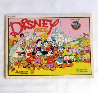 Disney Show Sticker Album Portuguese Edition 1986 Complete Figurini Panini