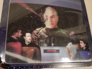 1999 - Star Trek - Next Generation - Mousepad - Cpt.  Picard X Borg - Made In Usa