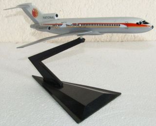 Old Air Jet Advance National Airlines Boeing 727 - 200 Desk Display Plastic Model