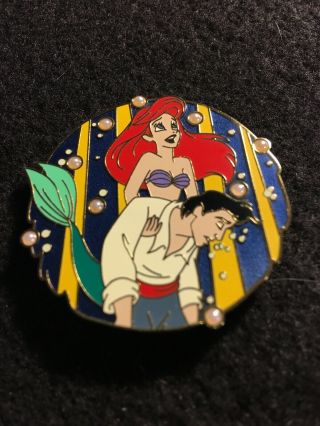 Disney Pin Love Is An Adventure Ariel Mermaid Eric Love Is Strength Le 300 Jewel