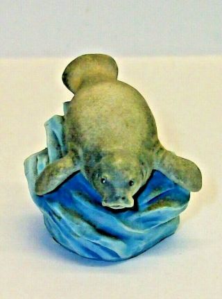 A Lenox Wspa Endangered Baby Animals Of The World Thimble - - A Manatee Calf - -