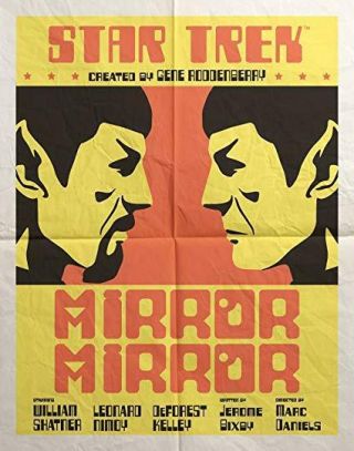 Star Trek Mirror Mirror " 11x14 " Pop Art Poster