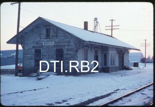 Do5 Milwaukee Road Milw Depot Byron Il Illinois In 1978 Slide